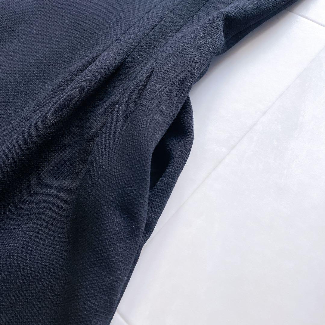 美品✨フォクシー マグノリア ドレス ワンピース ウエストタック ネイビー 38