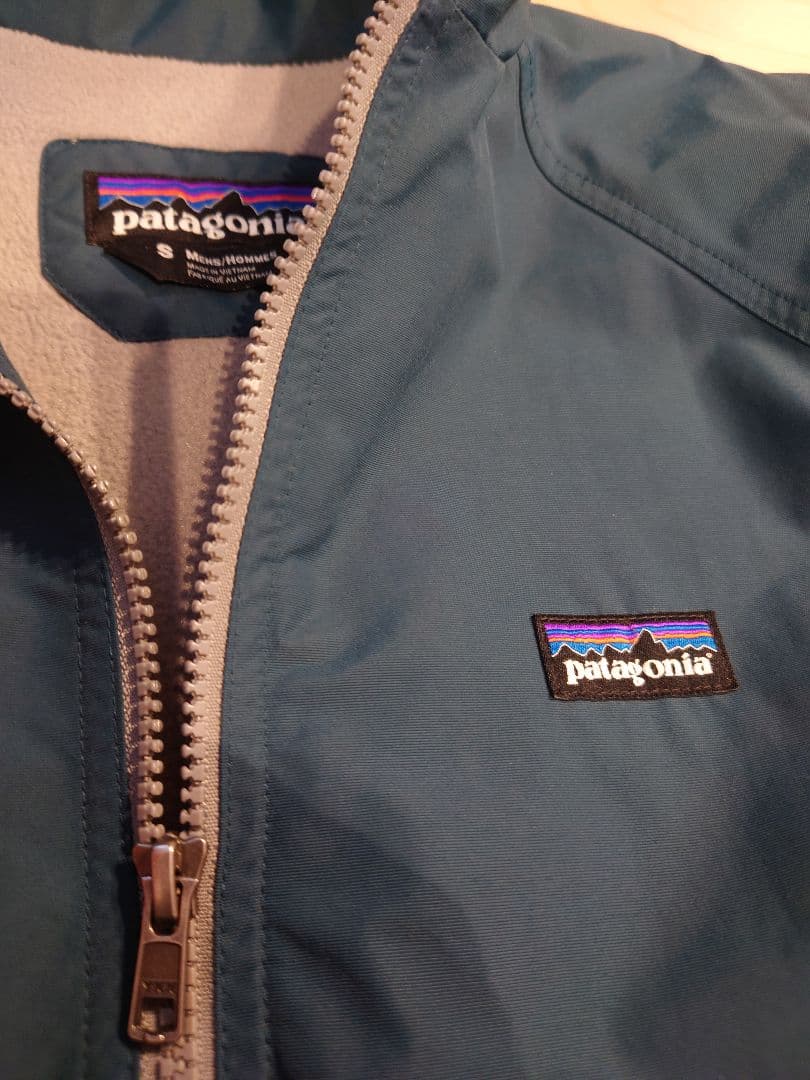 patagonia シェルドシンチラ ブルゾン S 美品 グリーン グレー
