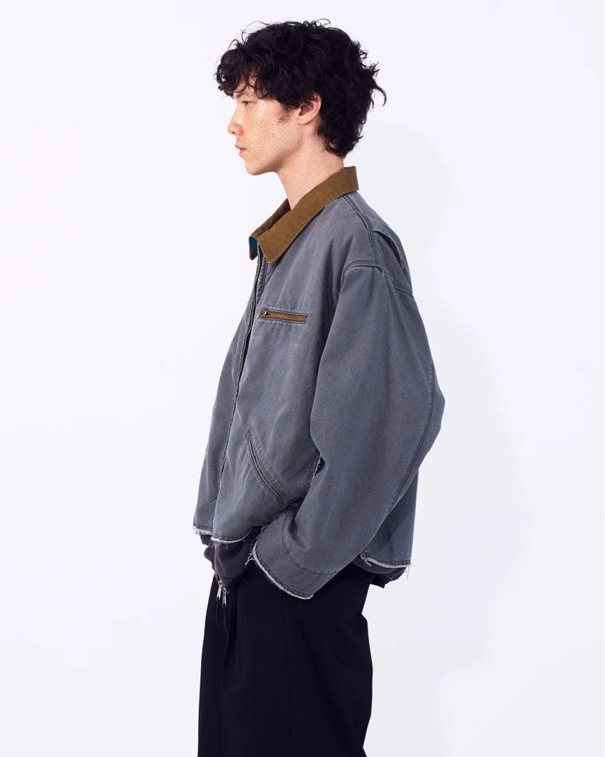 ジャケット・アウター YOKE 26SS Connected Work Jacket GRAY 3