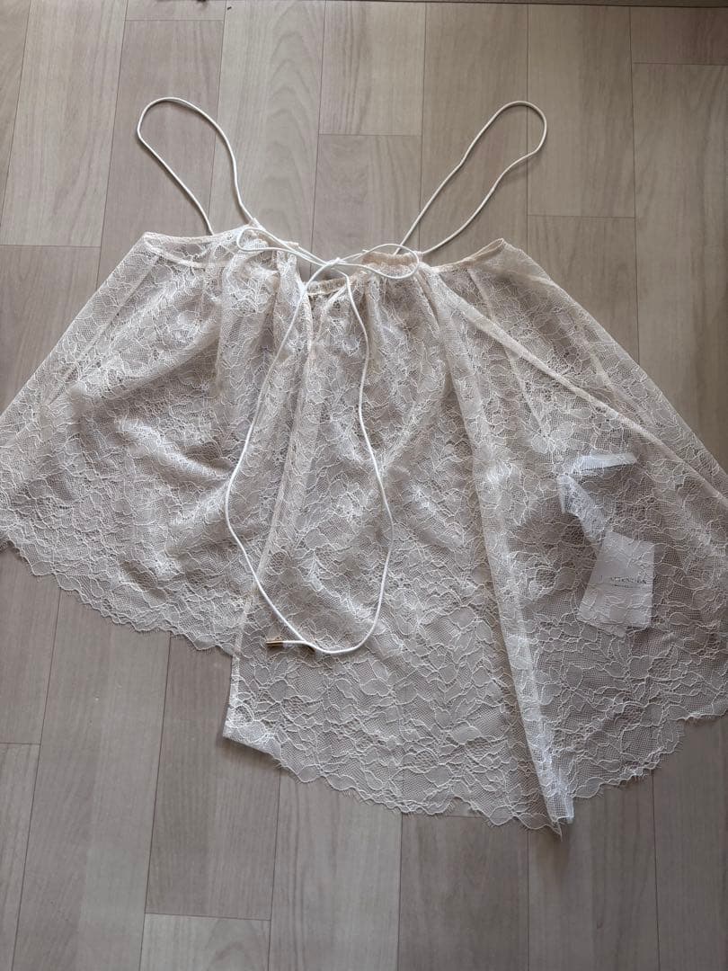 NoBLE 新品♡ラッセルレースギャザーキャミ