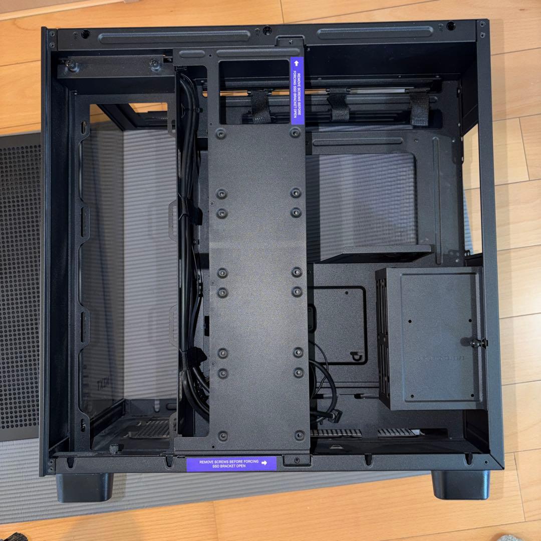 ！ジャンク！NZXT H9 Flow 黒色 PCケース