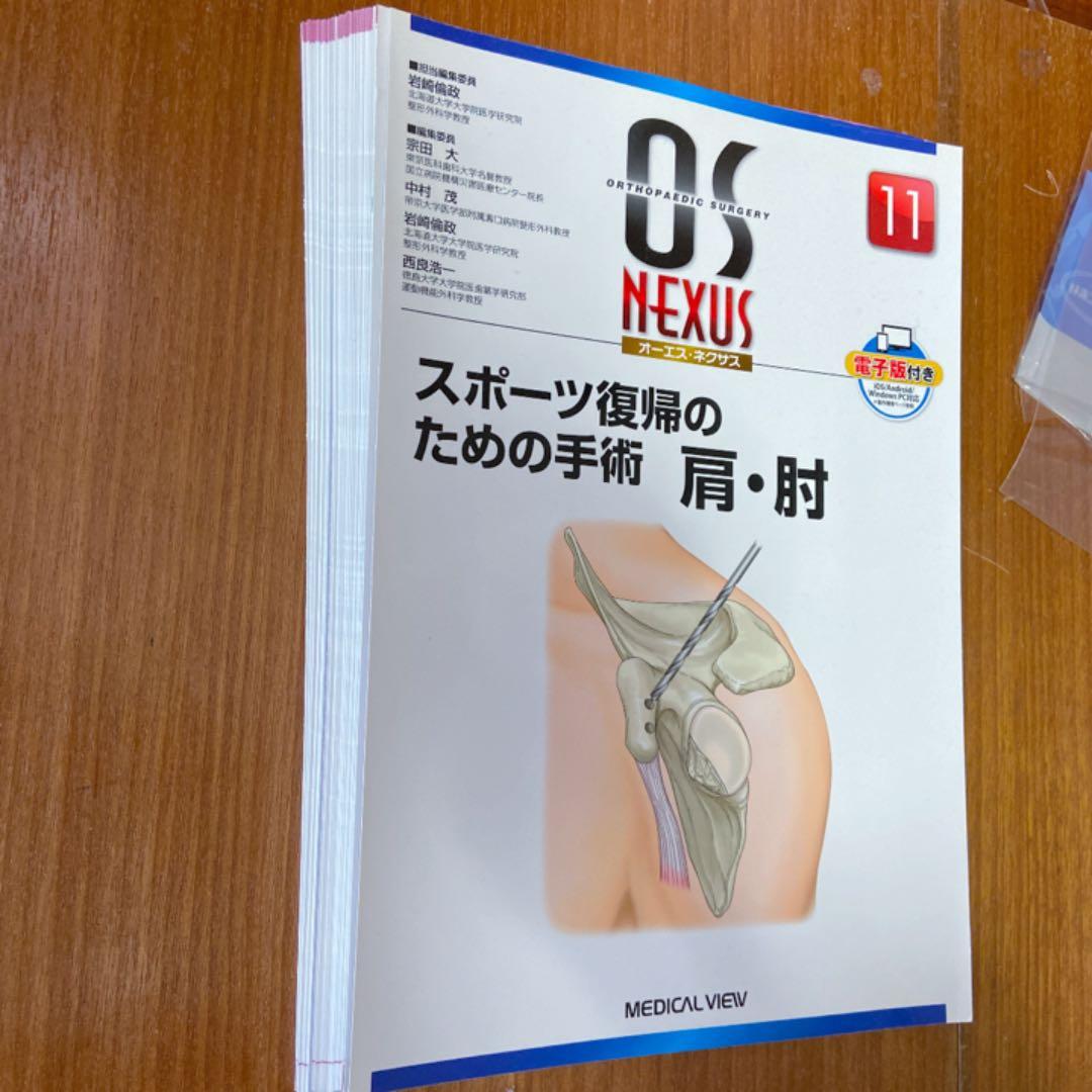裁断済 スポーツ復帰のための手術 肩・肘