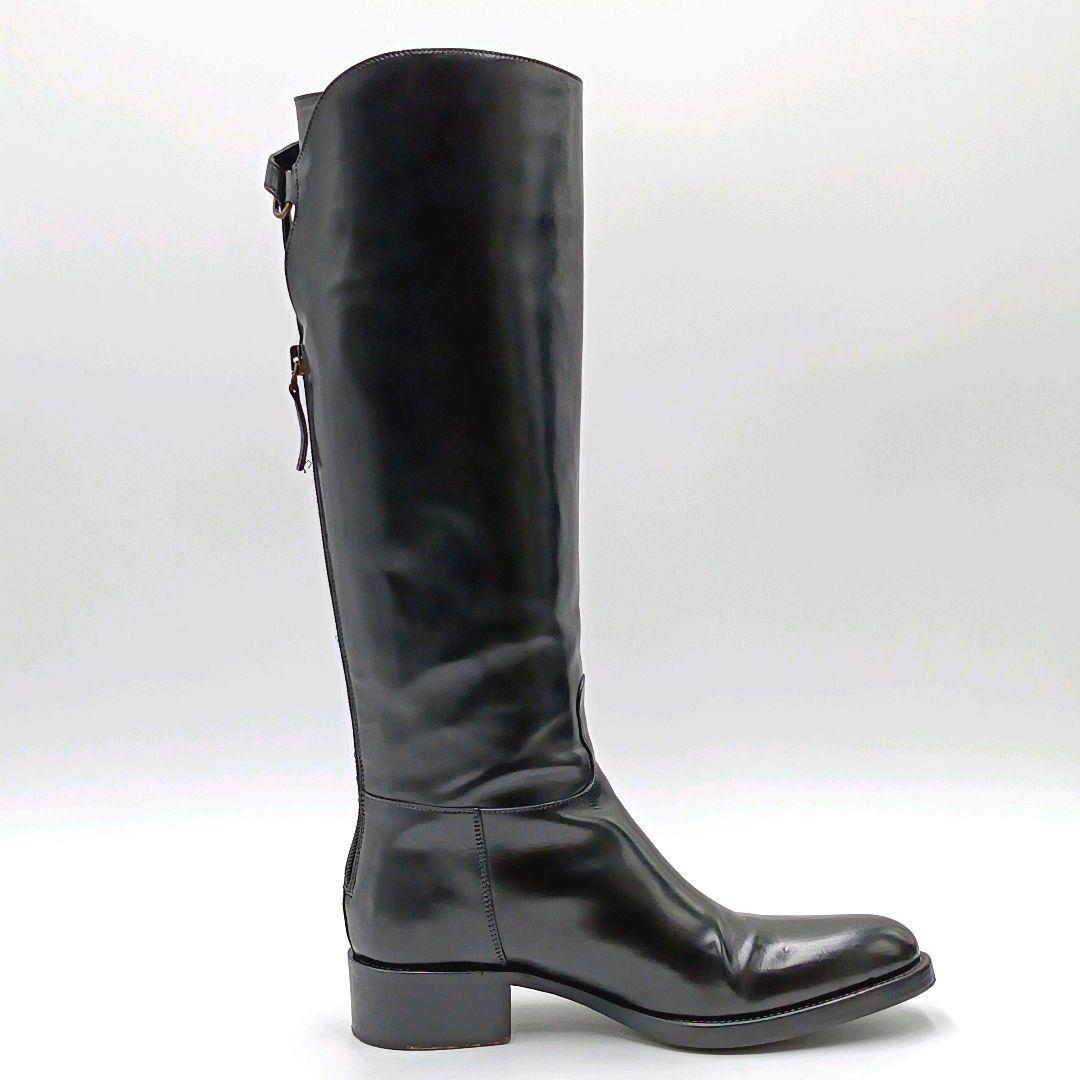 【美品】サルトル SARTORE クロスベルト ジョッキーブーツ 36.5 黒