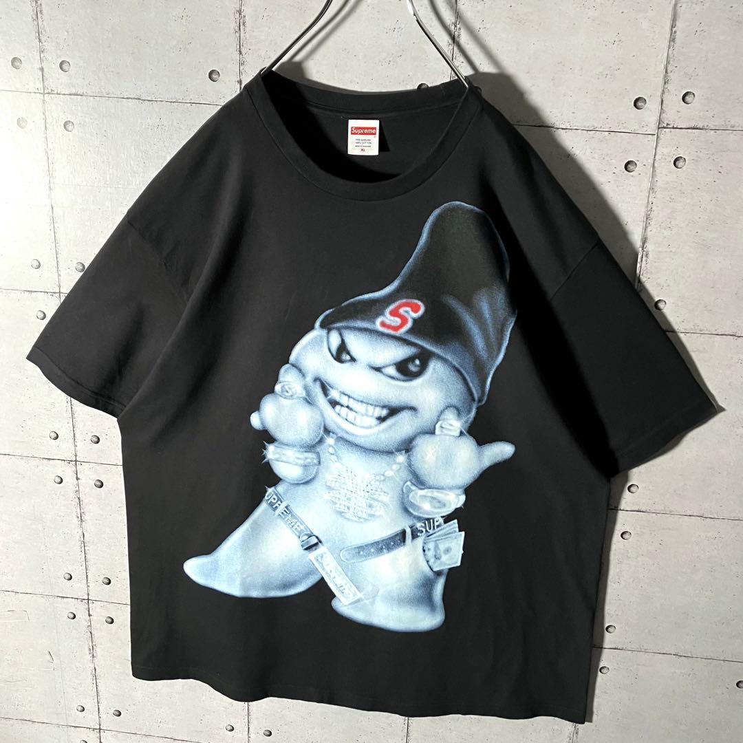 シュプリーム ☆ Supreme 25FW スノーマン Tシャツ 黒 XL 美品