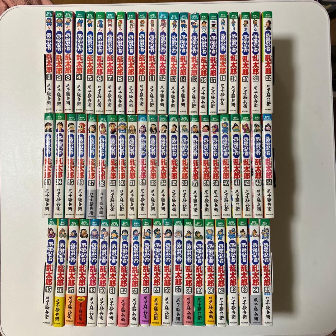 《初版多数》落第忍者乱太郎 全巻セット＋公式キャラクターブック