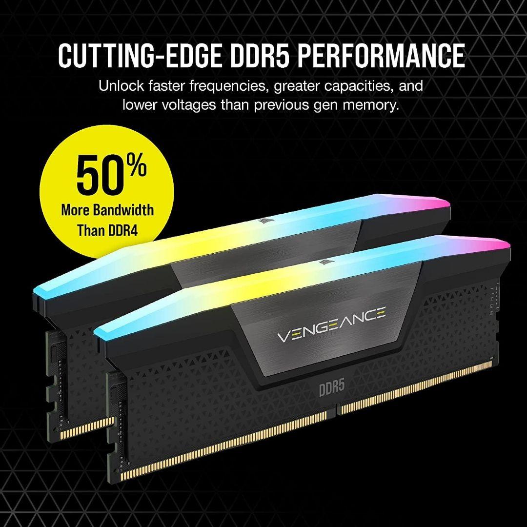 CORSAIR DDR5-6400MHz メモリ 32GB (16GB×2枚)