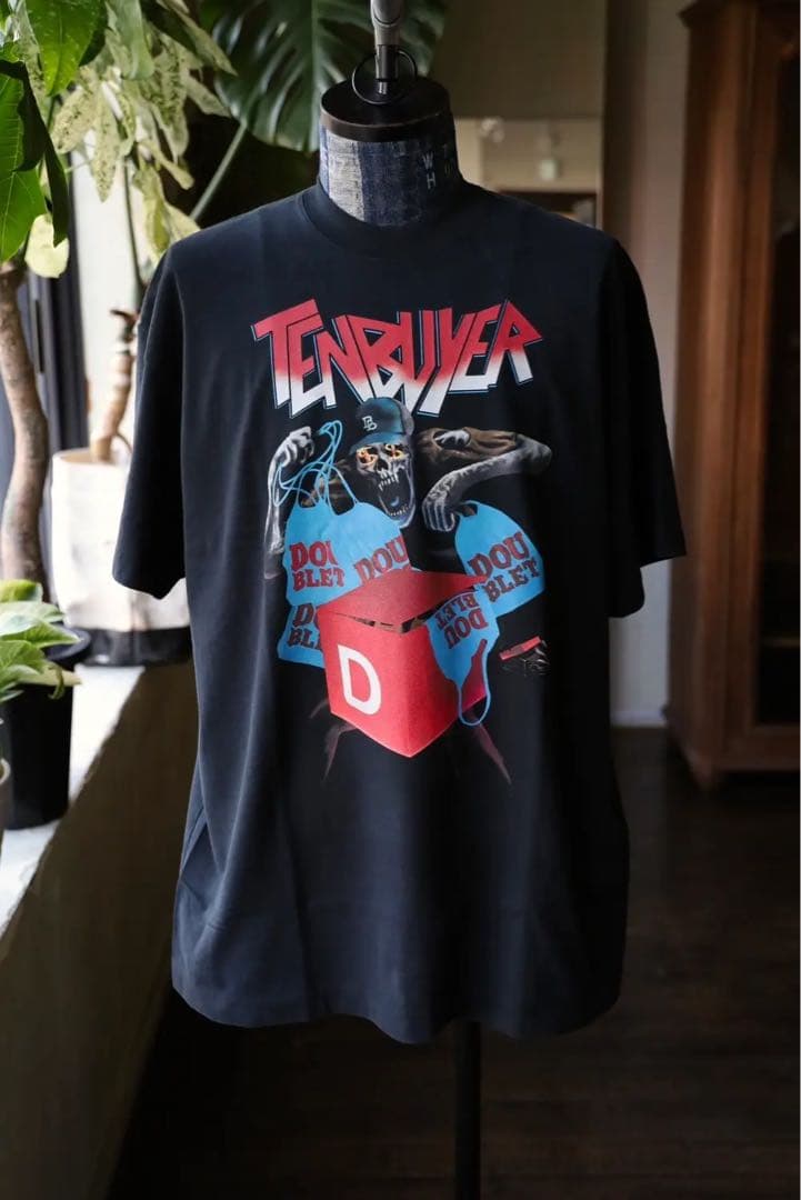 【新品・未開封】doublet TENBUYER T-SHIRT BLACK