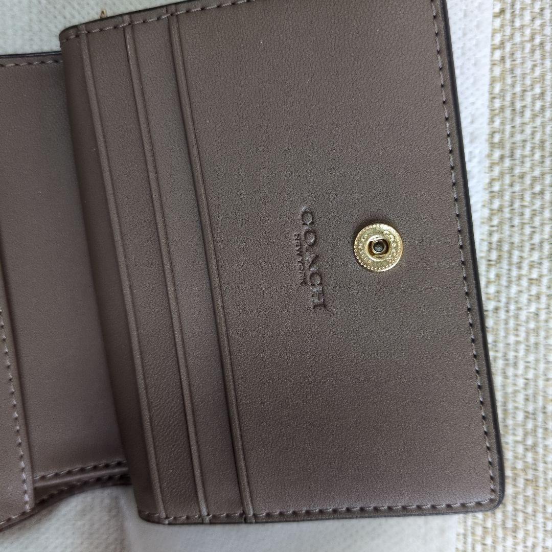 COACH ブラウン 二つ折り財布