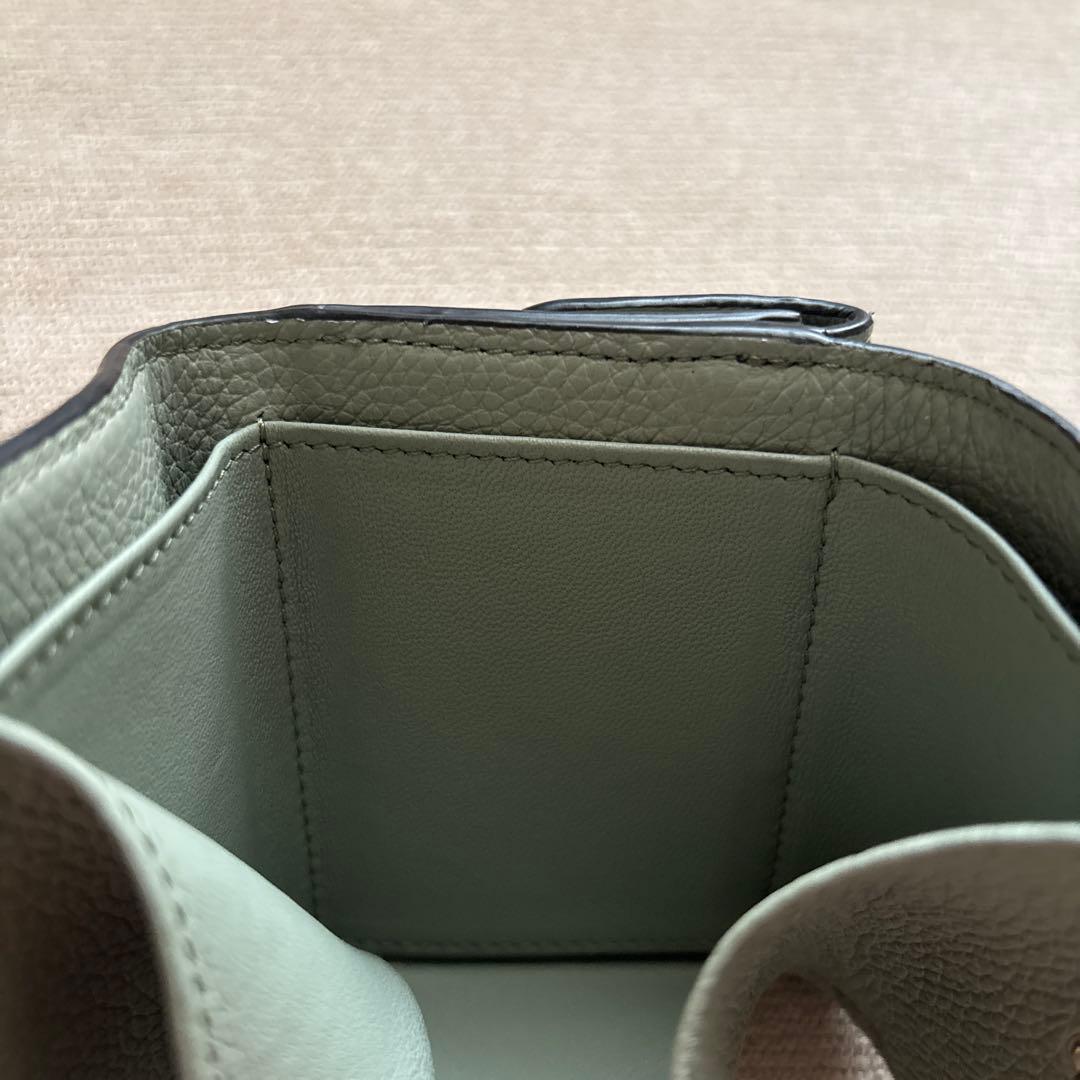 Chloe 三つ折財布 Sea grass
