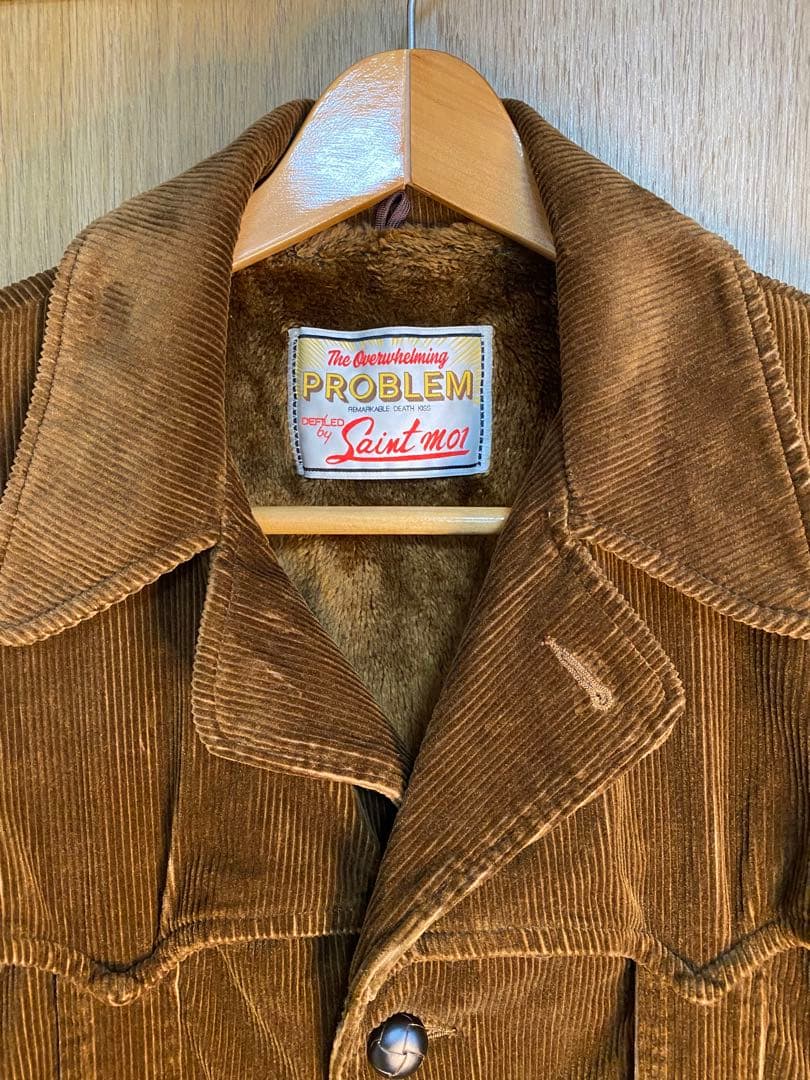 SAINT M××××××corduroy boa jacket25AWブラウン