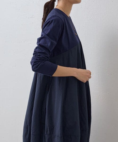 美品 BEARDSLEY マルワンピース　裾バルーン