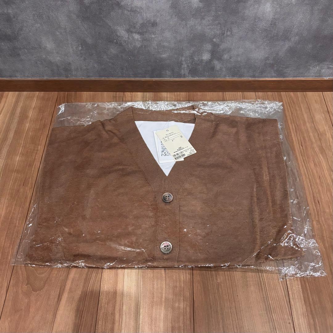 新品 Whim Gazette ウィム ガゼット リネン シルク カーディガン