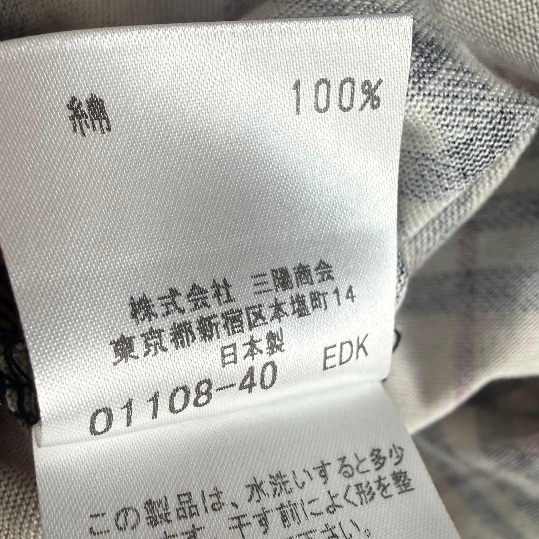 【ほぼ新品】 極美品 BURBERRY ノバチェック Tシャツ ブラックレーベル