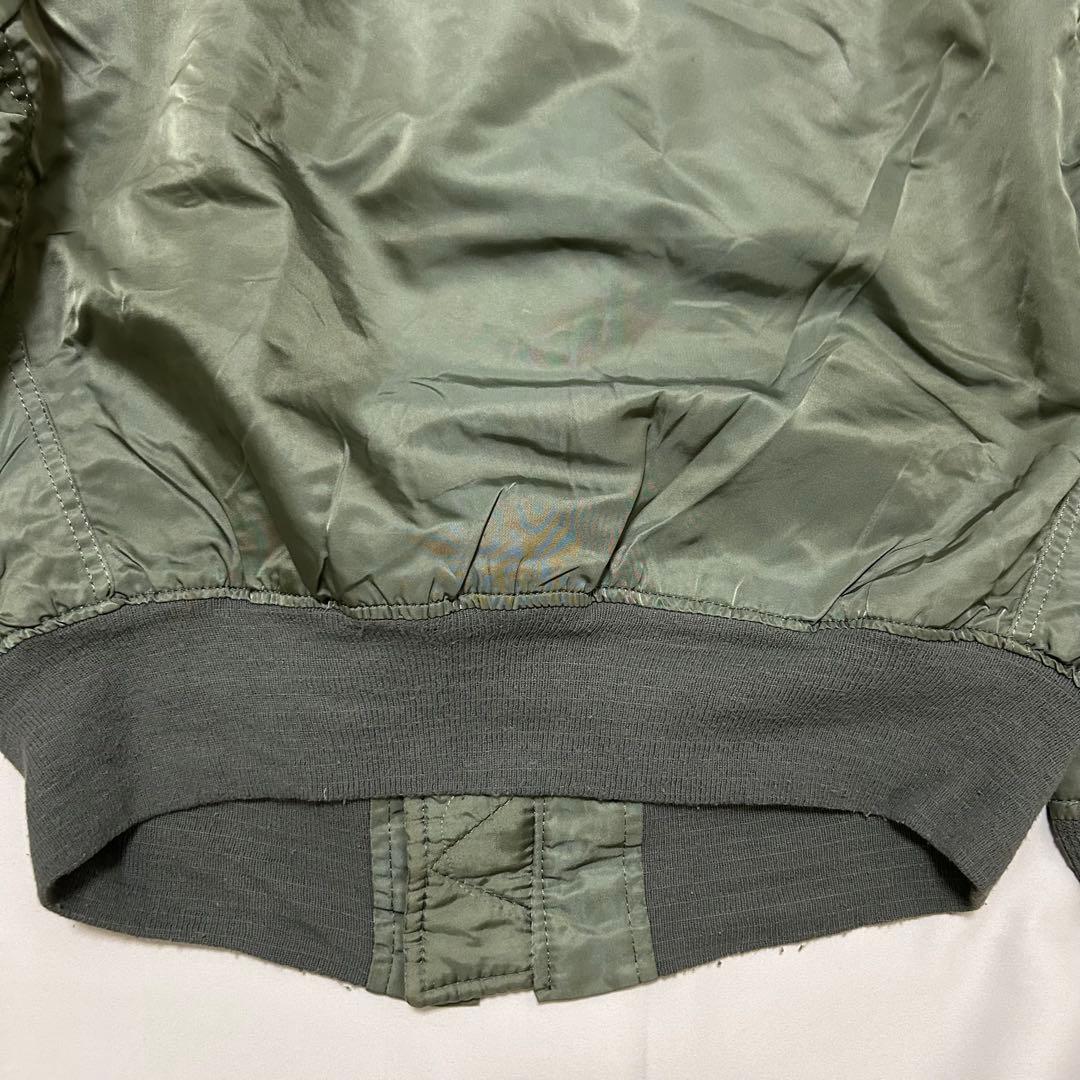 80's Alpha ma-1 \"GROUND CREW\" LARGE 旧タグ