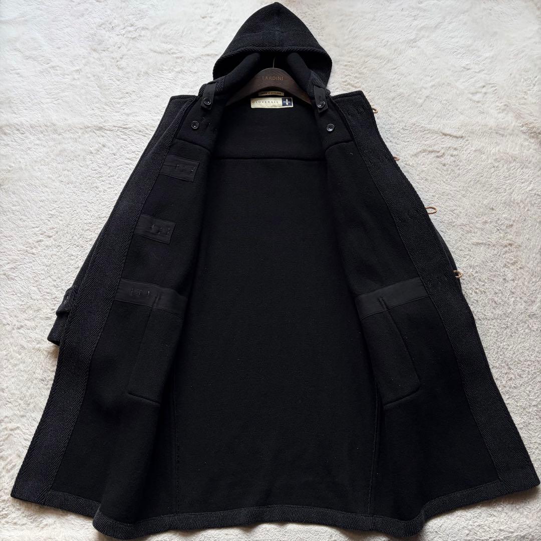 美品✨グローバーオール ダッフルコート キングストン ヘリンボーン グレー XL