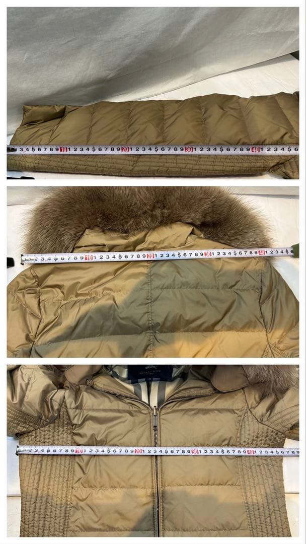 ☆美品☆バーバリーロンドン コート ダウン ファー 3点セット