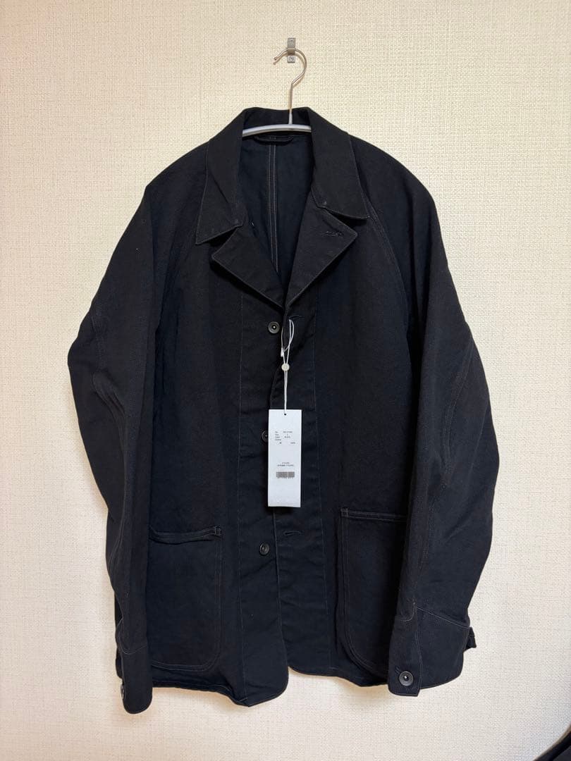 COMOLI 26SS BLACK DENIM WORK JACKET サイズ2