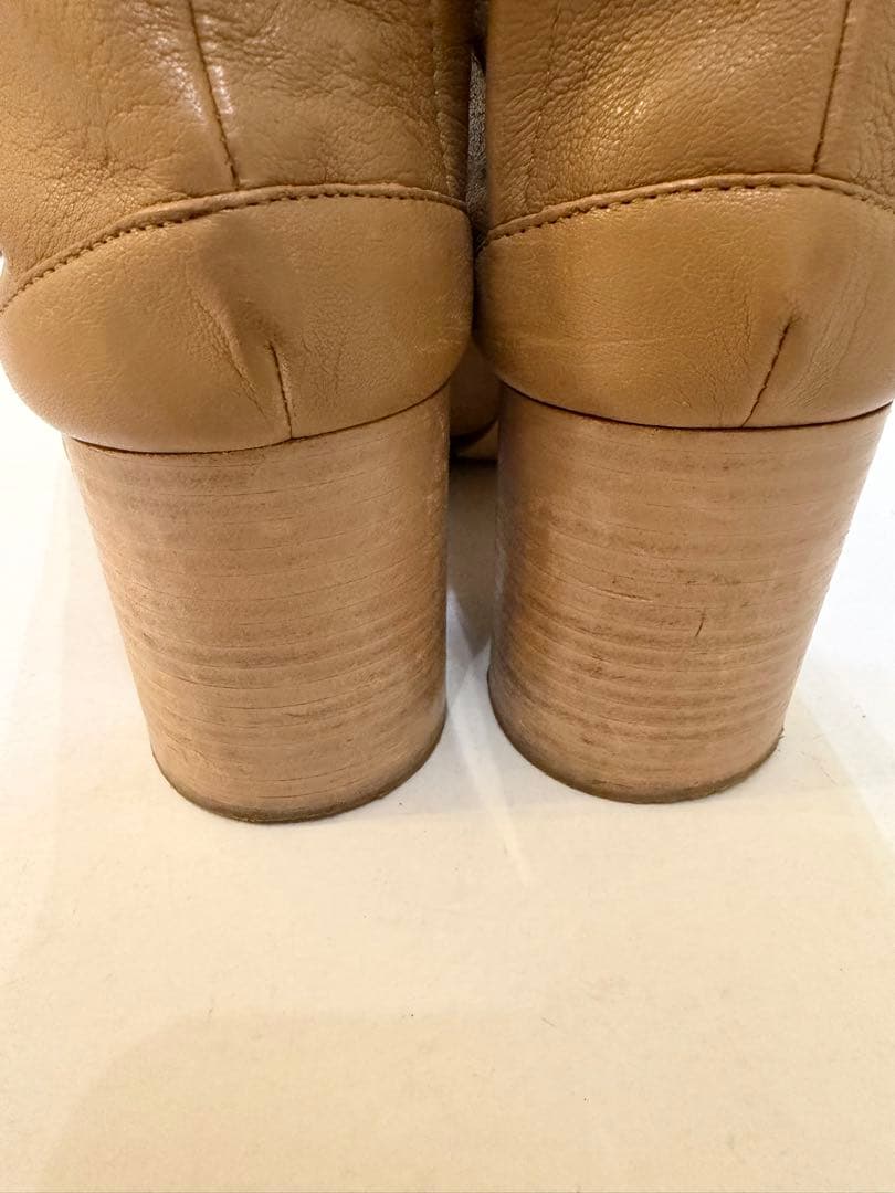 マルジェラ　maison margiela 足袋　ブーツ　37 ベージュ