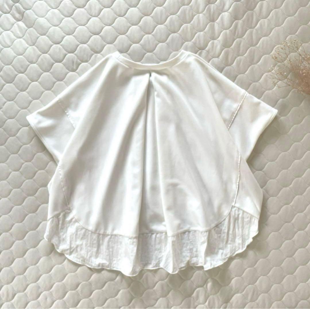 【24SS極美品】人気✴︎BEARDSLEY ラウンドヘムT ホワイト