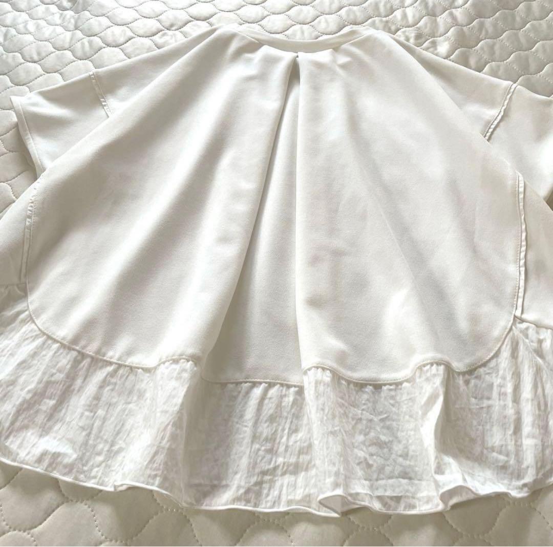 【24SS極美品】人気✴︎BEARDSLEY ラウンドヘムT ホワイト