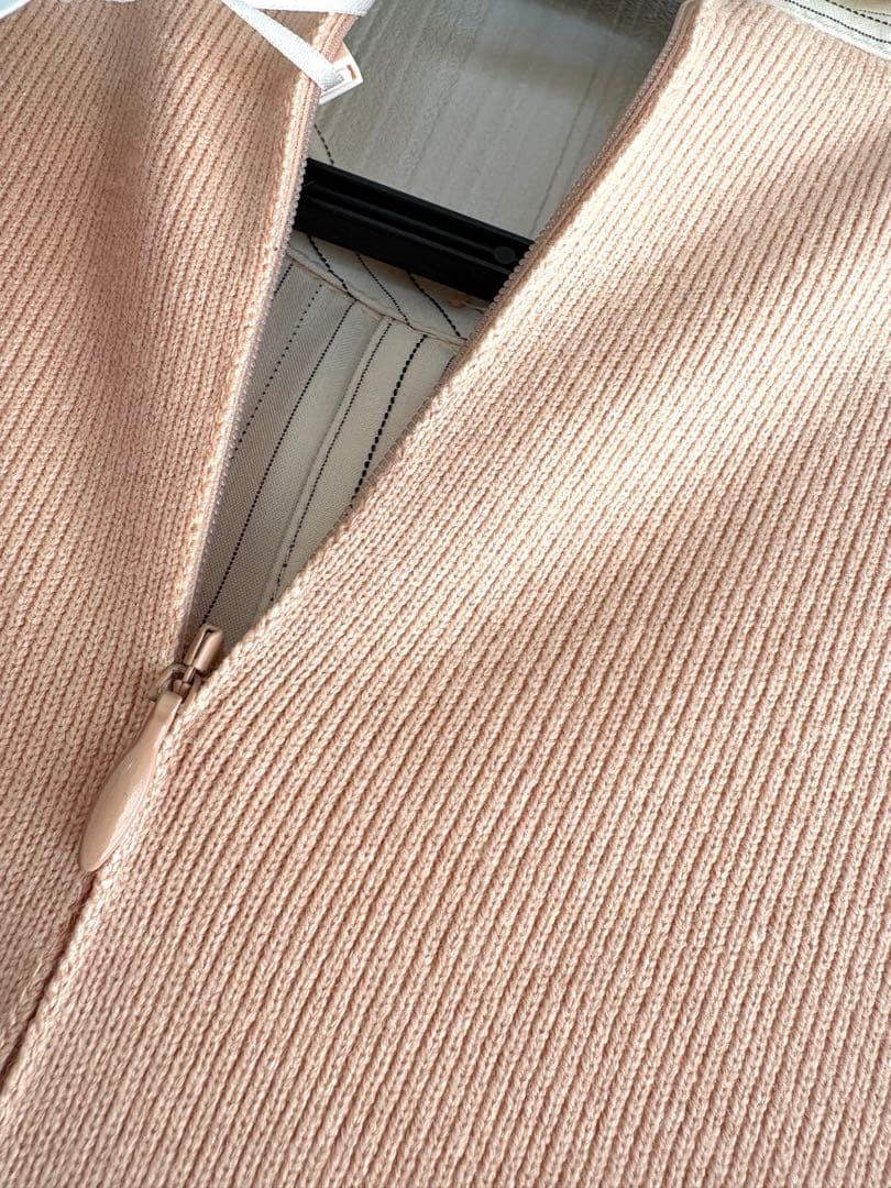 Darich ネクタイシャツドッキングニットミニワンピース ピンク FREE新品