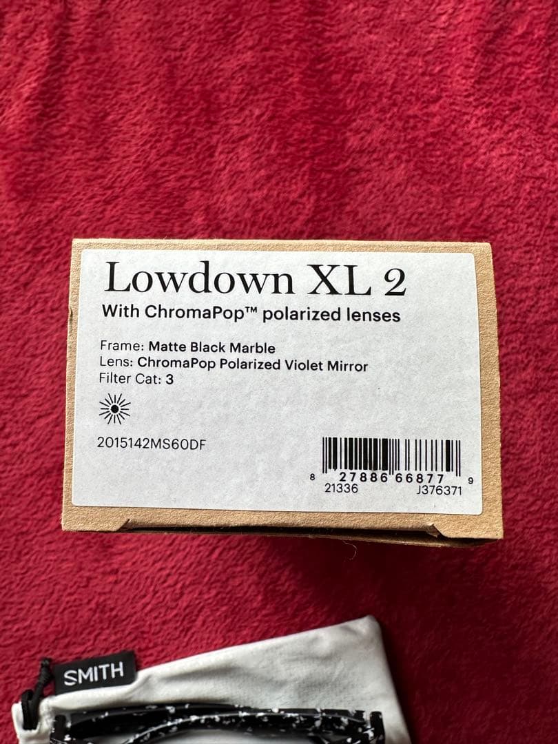 期間限定 SMITH スミス 偏光サングラス Lowdown XL2 美品
