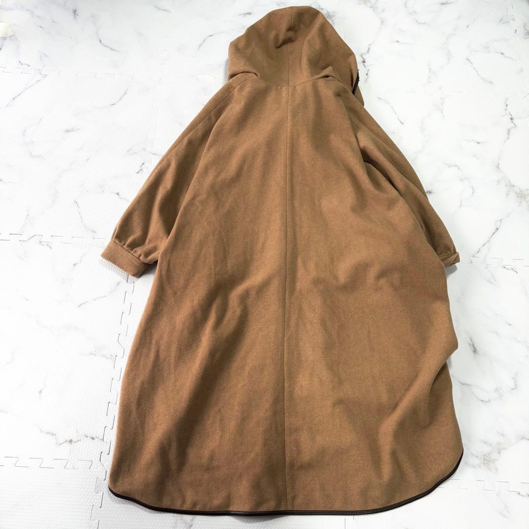 定価 5.7万円✨CLANEクラネSHAWL HOOD BALLOON COAT