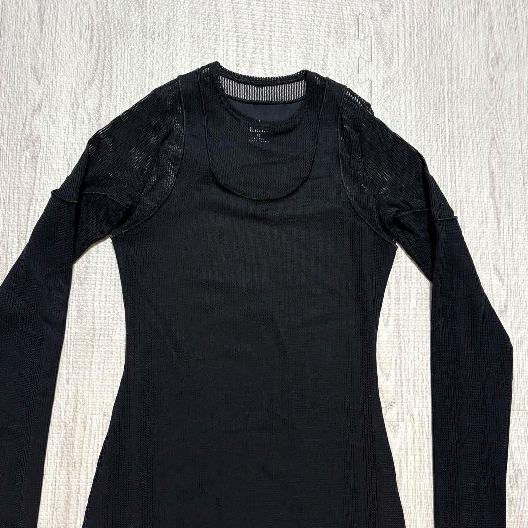ALO YOGA アロヨガ XS ブラック ロングスリーブ ドレス