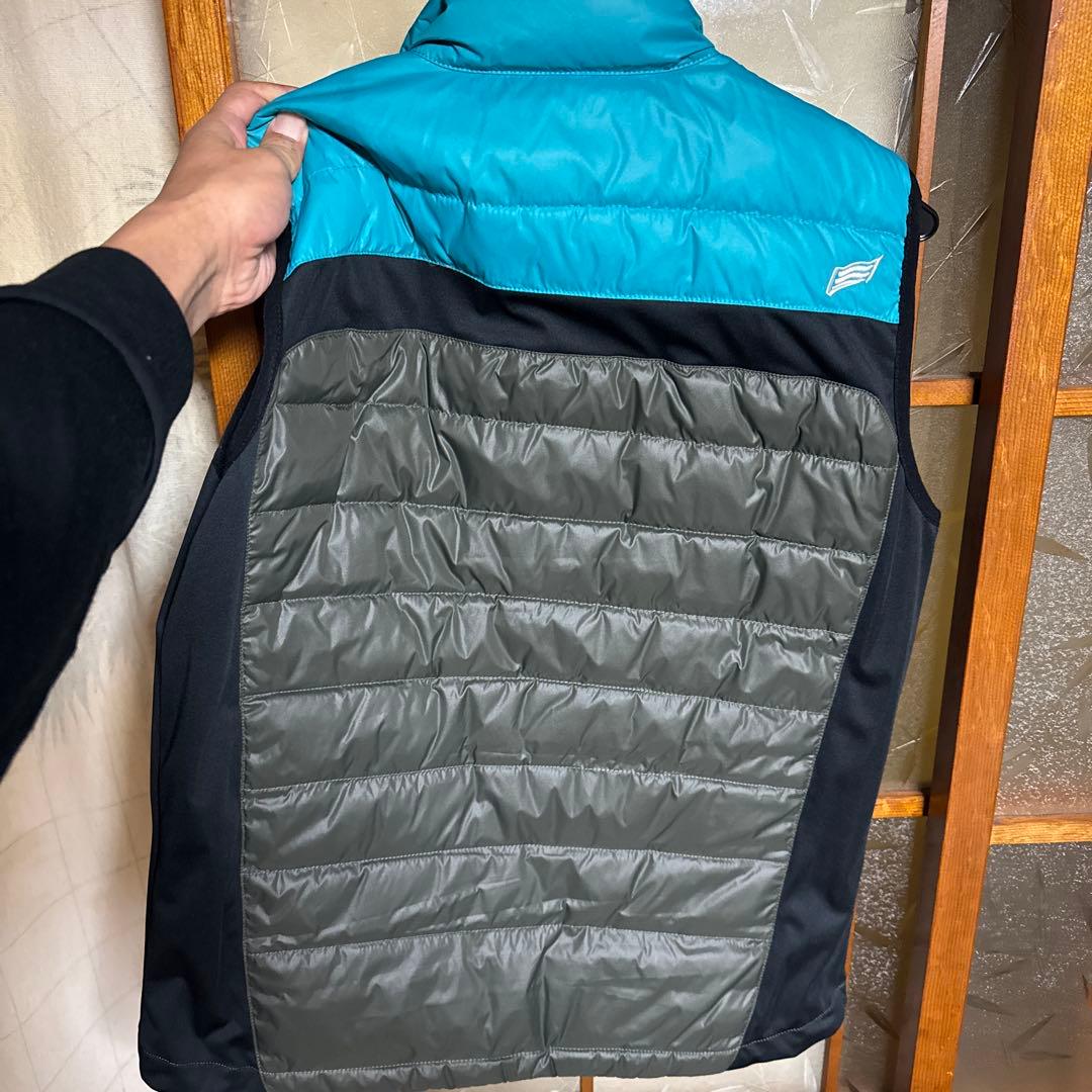HYOD インナーダウンベスト LLサイズ 青 グレー