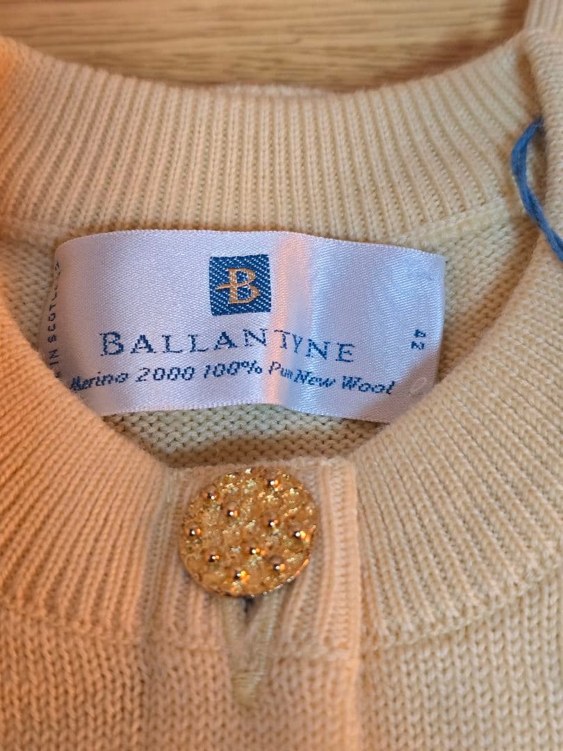 #1876 BALLANTYNE 長袖カーディガン 42インチ