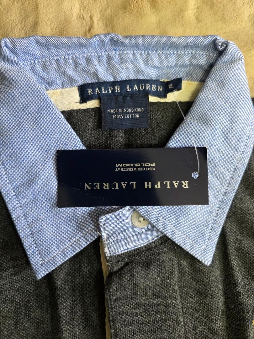 Ralph Lauren 長袖　ポロシャツワンピース　新品未使用　美品　XL