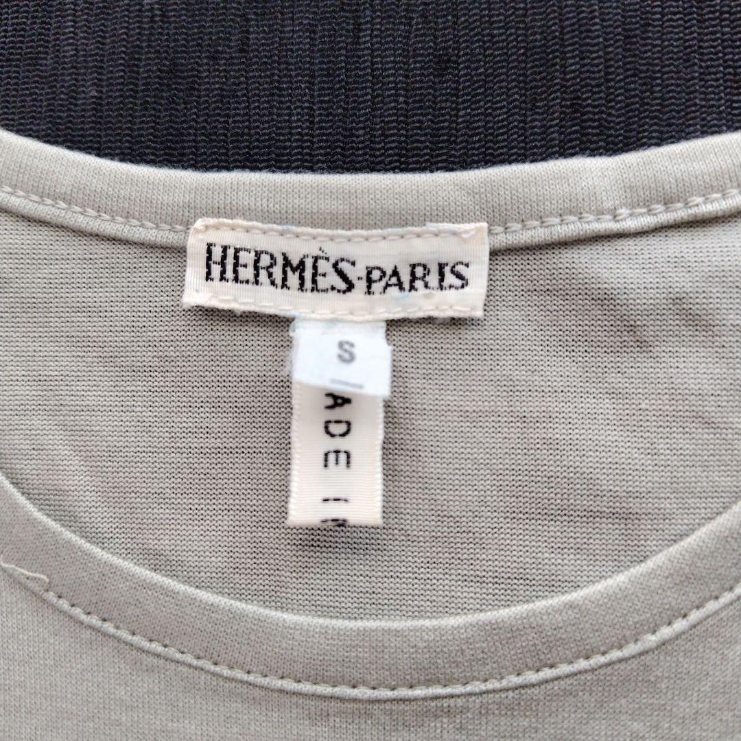 HERMES グレー Tシャツ Sサイズ
