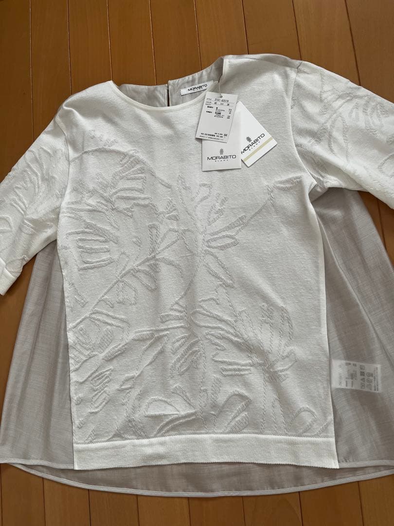 タグ付新品未着用　MORABITO BLANC モラビト　ブラン　半袖トップス