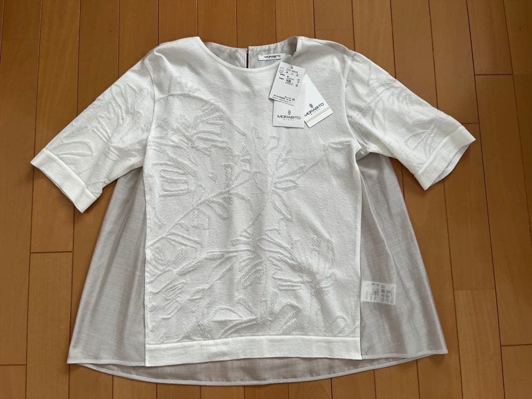 タグ付新品未着用　MORABITO BLANC モラビト　ブラン　半袖トップス
