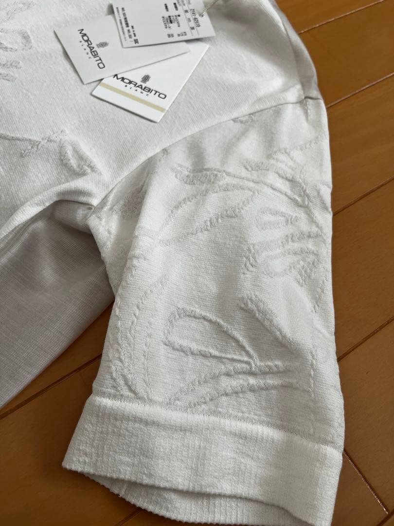 タグ付新品未着用　MORABITO BLANC モラビト　ブラン　半袖トップス