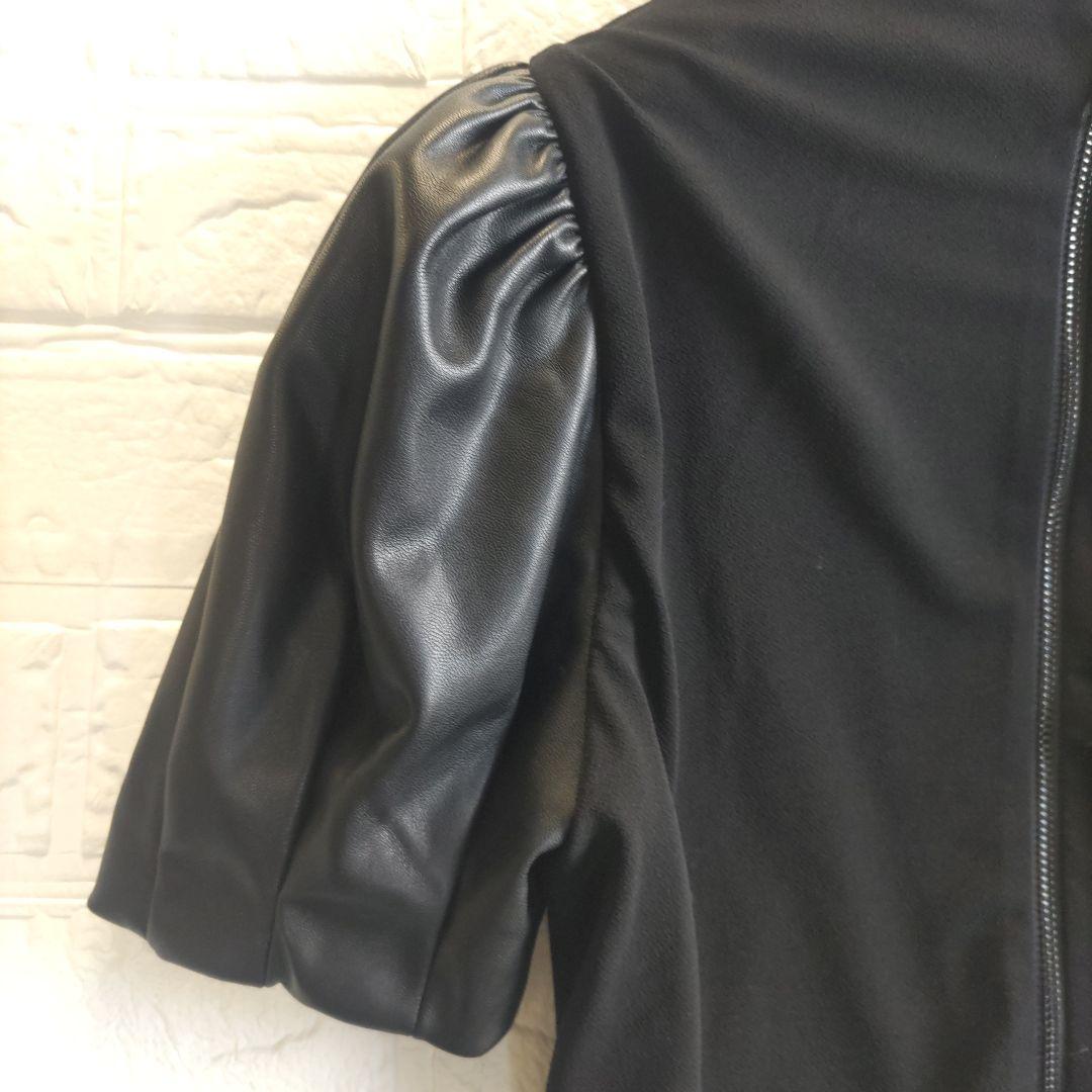 専用✨✨新品タグ付き✨アリスアンドオリビア　パフスリーブ　トップス　レザー