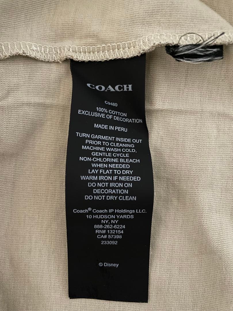 Disney x Coach ミッキーマウス Tシャツ '71