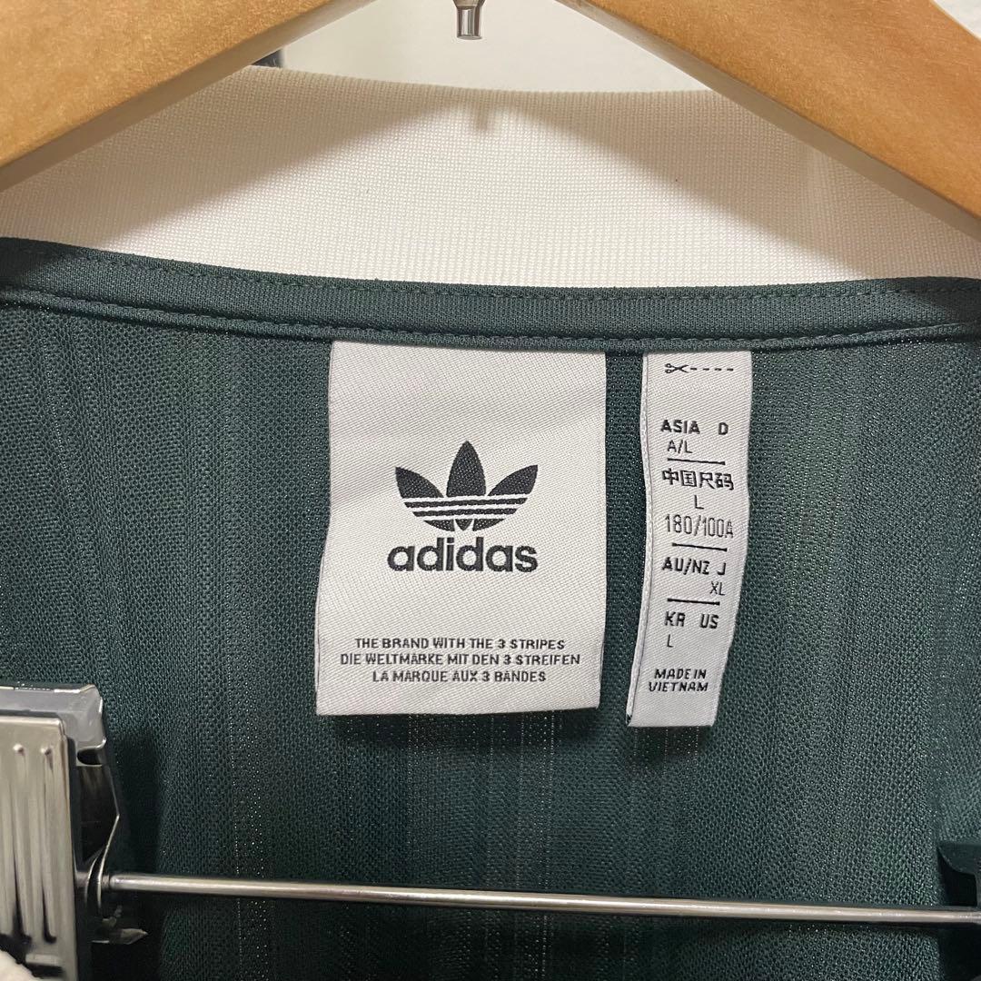 j*n様 adidas ゲームシャツ ロンT ダークグリーン XL