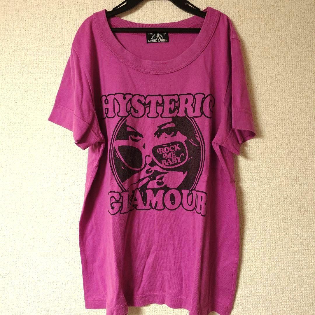 HYSTERIC GLAMOUR ピンク Tシャツ