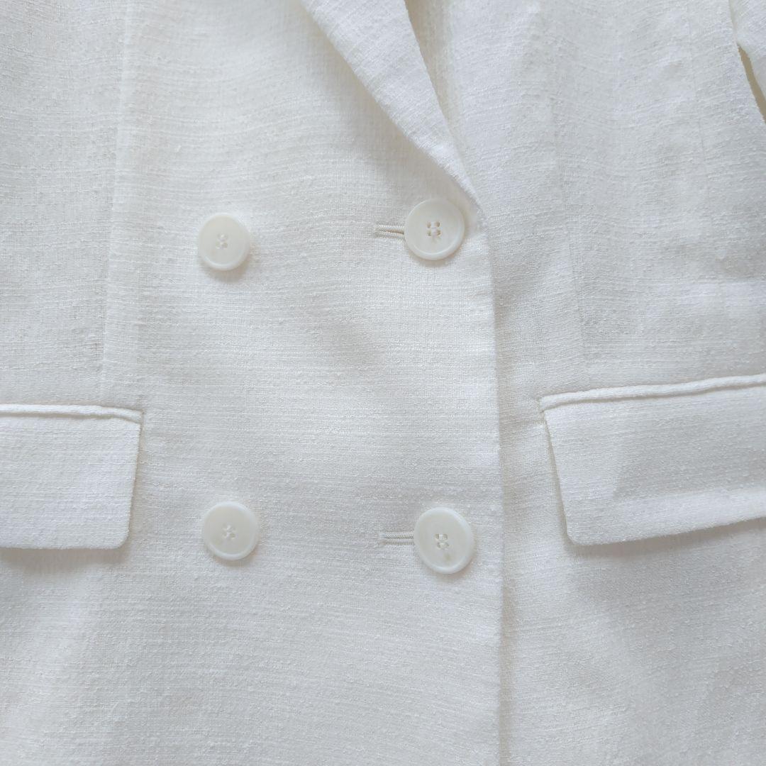 美品✨アナイ 24SS 定価4.7万 ブッチャーハーフスリーブジャケット 36