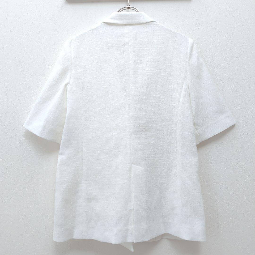 美品✨アナイ 24SS 定価4.7万 ブッチャーハーフスリーブジャケット 36