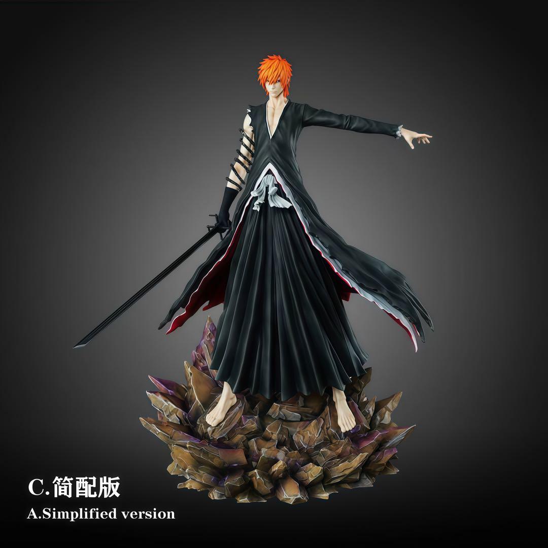 ブリーチ　黒崎一護　天鎖斬月　ガレージキッド　フィギュア