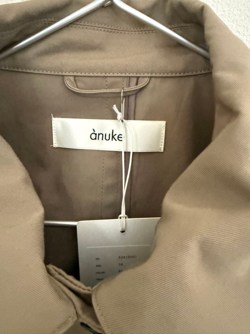 anuke アンヌーク　Over Half Coat ベージュ38