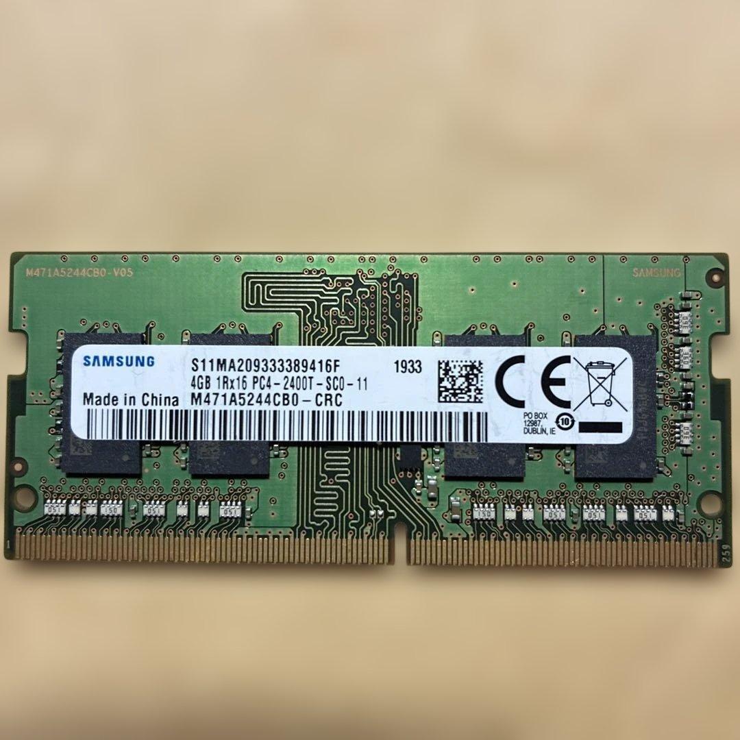 Samsung 4GB DDR4 メモリ 2400MHz 4枚セット