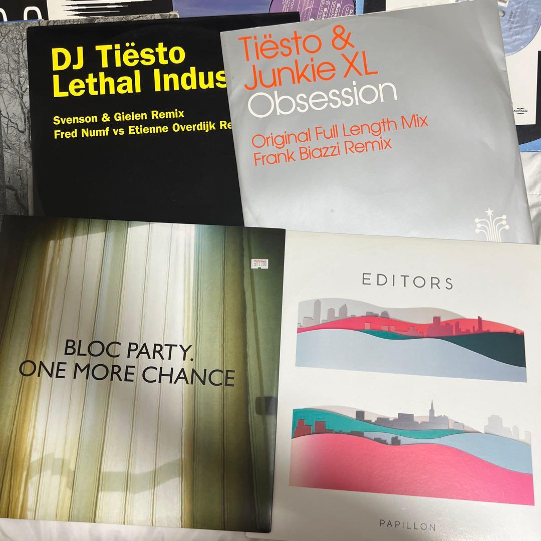 ティエスト DJ Tiesto レコードコレクション 約20枚 未使用含む