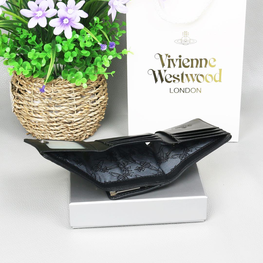 Vivienne Westwood ヴィヴィアン 三つ折り財布 レザー1；