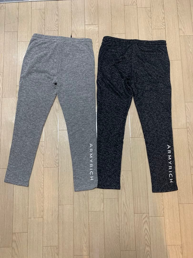 ARMYRICH スリムフィットジャージパンツ 2色セット