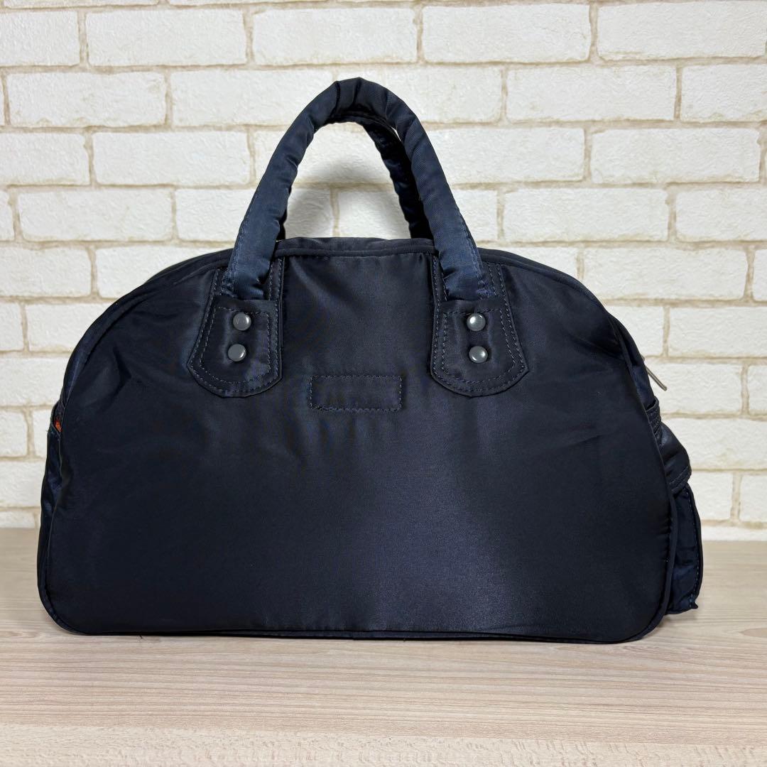 美品 ヘッドポーター タンカーオリジナル ミニボストンバッグ ネイビー