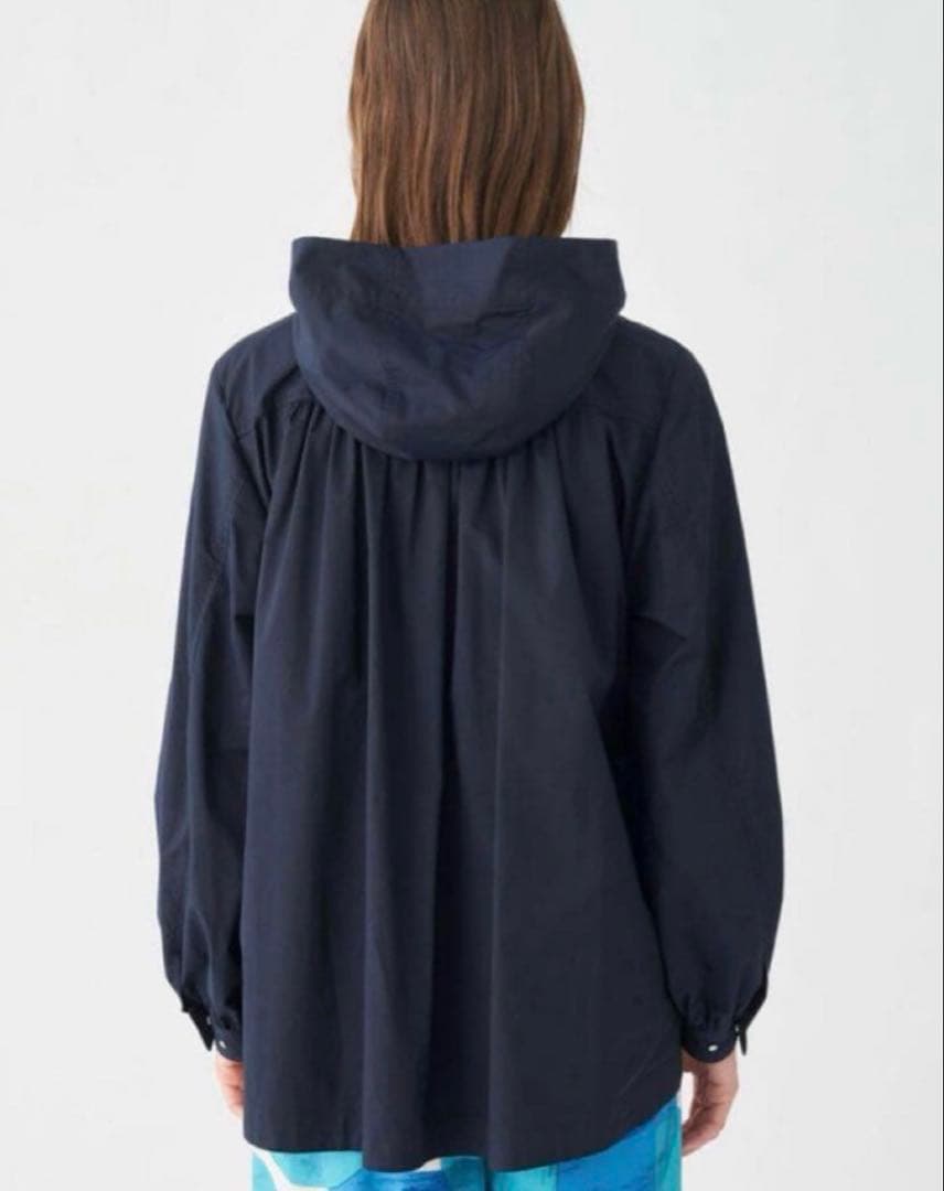 美品 Ballsey ライトタフタ フーデットショートコート 36