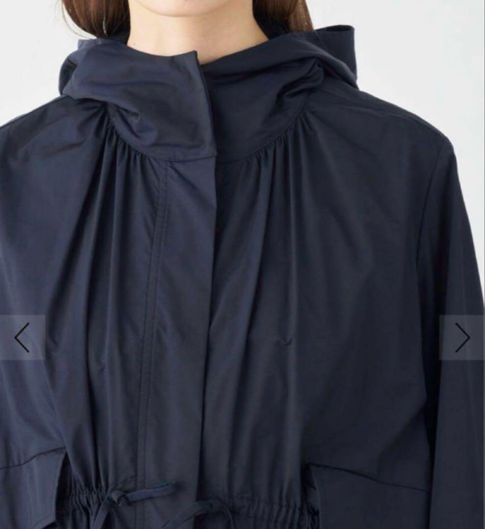 美品 Ballsey ライトタフタ フーデットショートコート 36